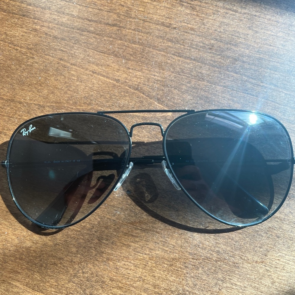 Ray-ban RB 3025 Aviator Large (Gradient/Gunmetal) Sunglasses